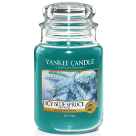 YANKEE CANDLE Velká svíčka ve skle Icy Blue Spruce 623 g