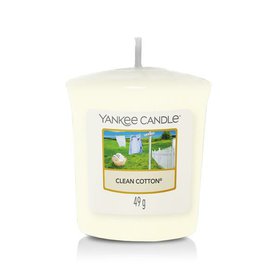 YANKEE CANDLE Votivní svíčka Clean Cotton 49g