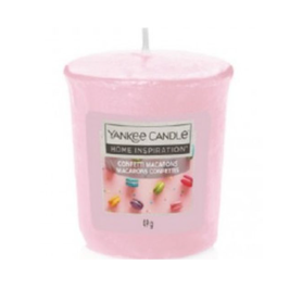 YANKEE CANDLE Votivní svíčka Confetti Macarons 49g
