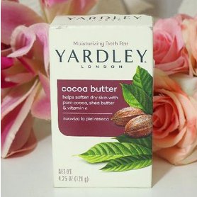 YARDLEY Hydratační tuhé koupelové mýdlo Cocoa Butter 120g
