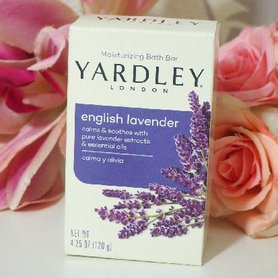 YARDLEY Hydratační tuhé koupelové mýdlo English Lavender 120g