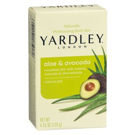 YARDLEY Hydratační tuhé koupelové mýdlo Aloe & avocado 120g