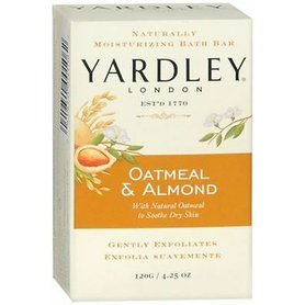 YARDLEY Hydratační tuhé koupelové mýdlo Oatmeal & Almond 120g