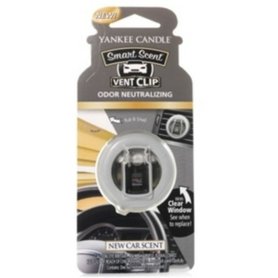 YANKEE CANDLE Vent Clip - vůně - osvěžovač do auta  4 ml New Car Scent